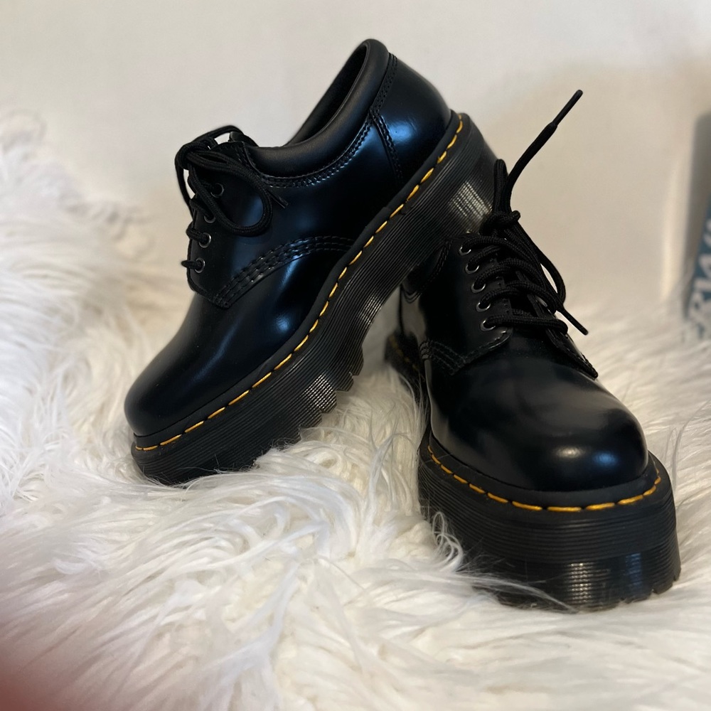 Dr. Martens 8053 Leather Platform Oxfords